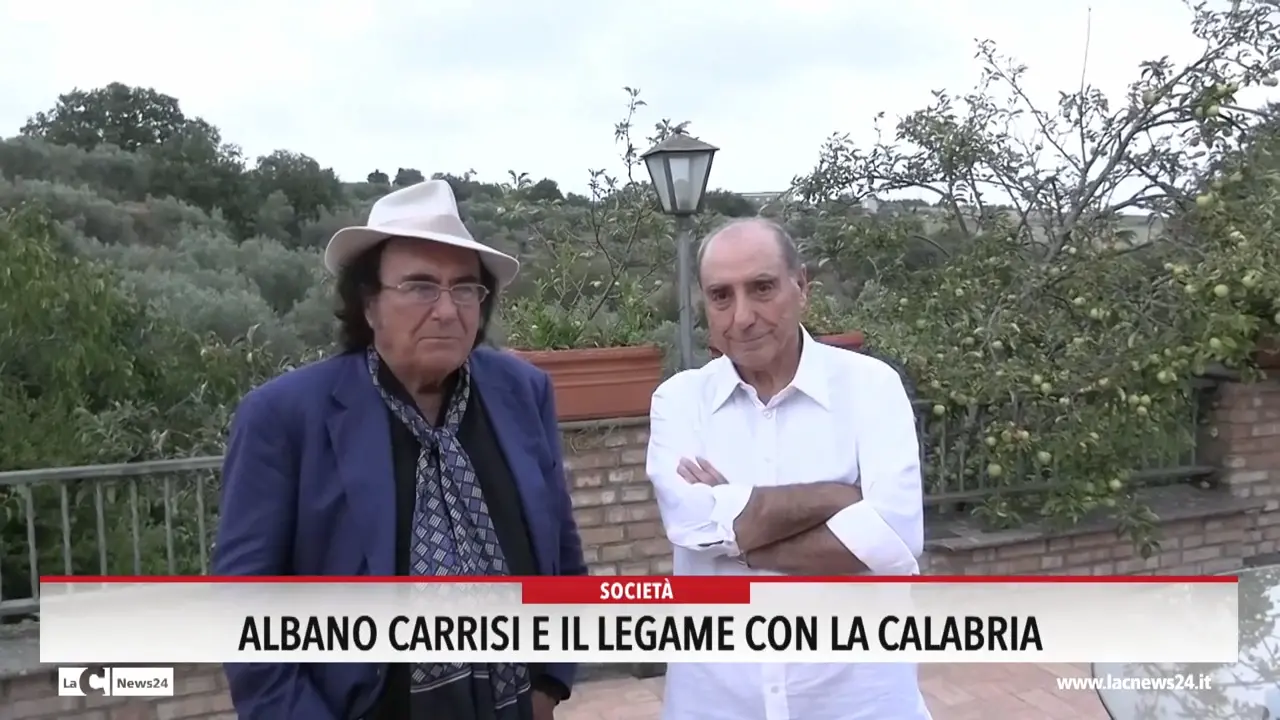Albano Carrisi e il legame con la Calabria