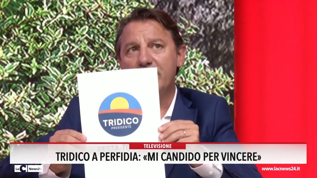 Tridico a Perfidia «Mi candido per vincere»