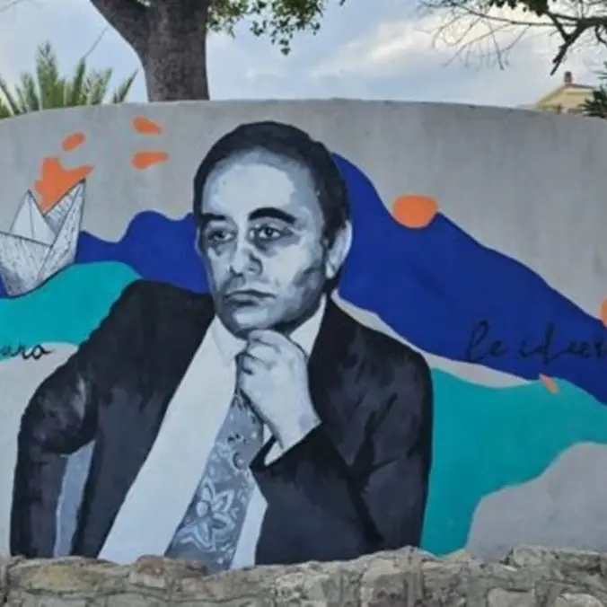 Arte,\u00A0memoria e legalità:\u00A0a Palizzi il giudice Antonino Scopelliti rivive nel nuovo murale di Tania Azzar