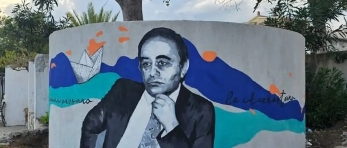 Arte,\u00A0memoria e legalità:\u00A0a Palizzi il giudice Antonino Scopelliti rivive nel nuovo murale di Tania Azzar