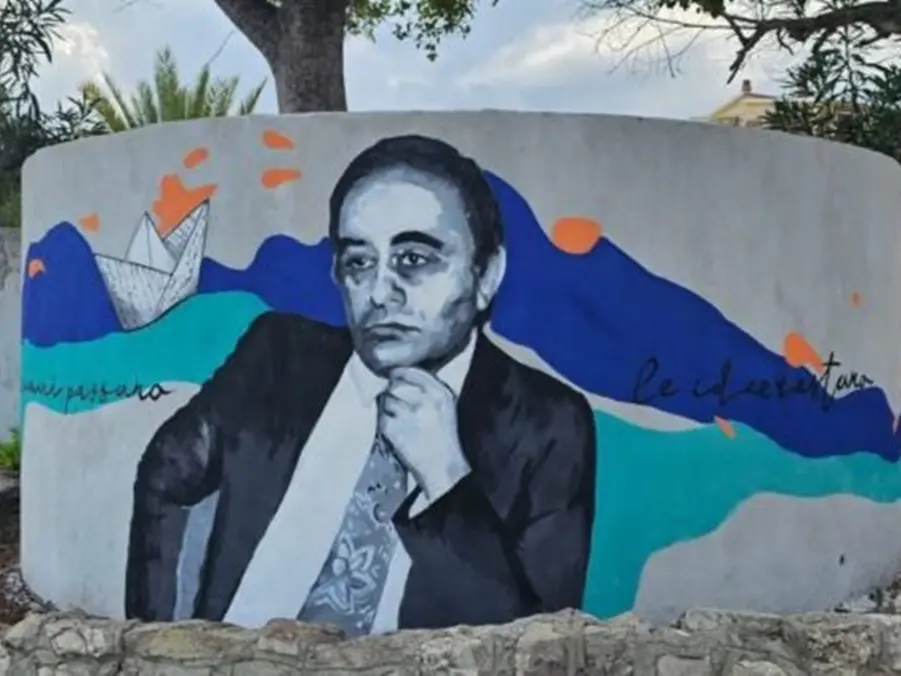 Arte, memoria e legalità: a Palizzi il giudice Antonino Scopelliti rivive nel nuovo murale di Tania Azzar