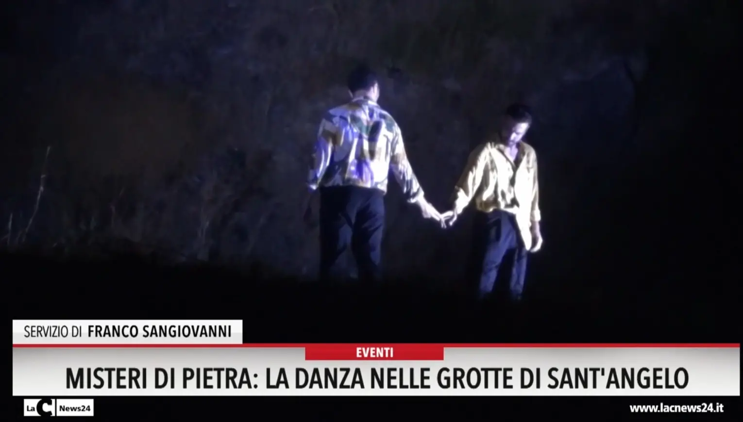 Misteri di pietra, la danza nelle grotte di Sant'Angelo