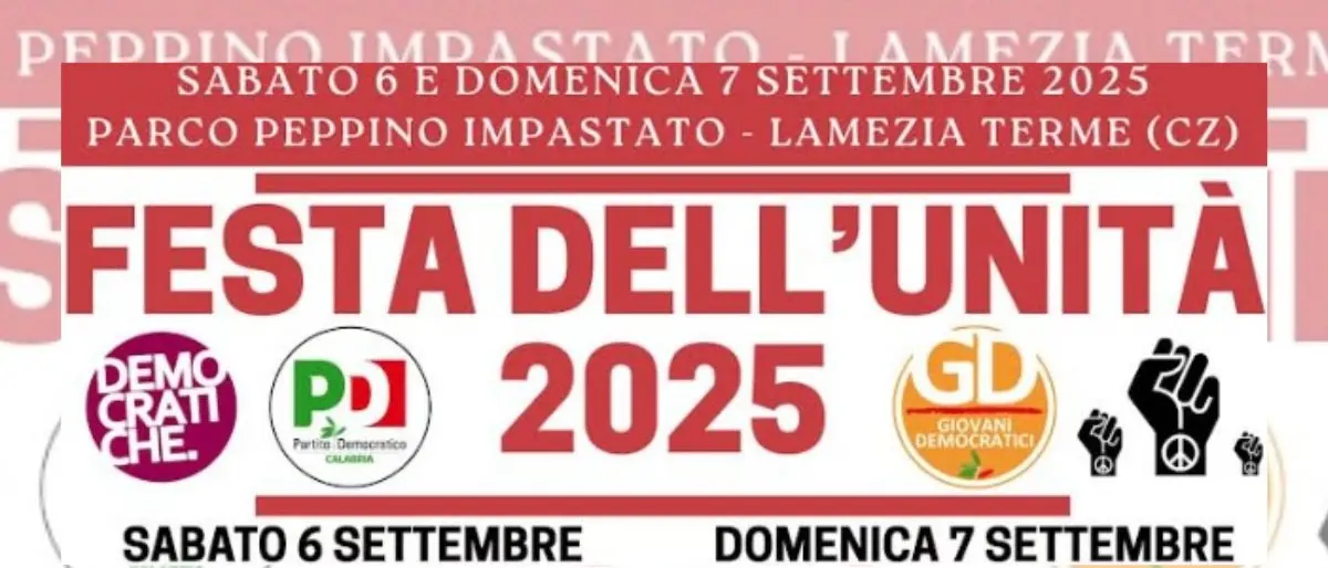 Dall’occupazione giovanile ai temi della sanità, la Festa dell’Unità torna a Lamezia dopo 12 anni\n