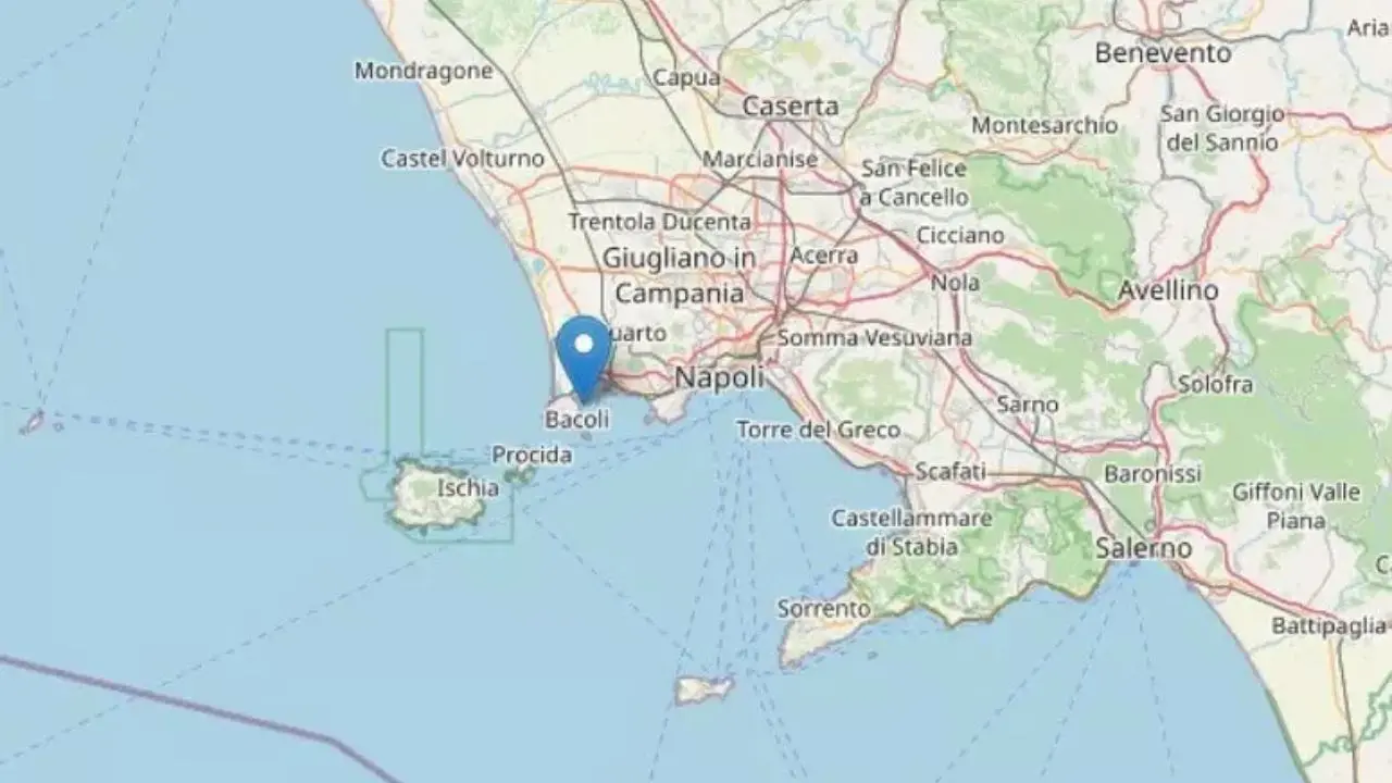 Scossa di terremoto di\u00A0magnitudo 4 nella notte ai Campi Flegrei\n