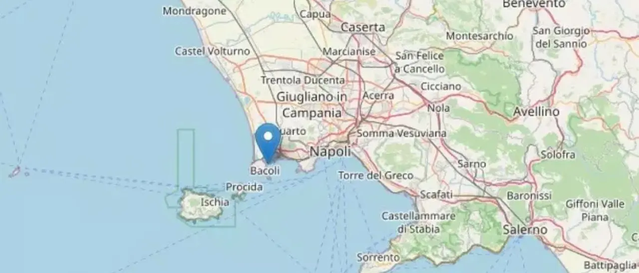 Scossa di terremoto di\u00A0magnitudo 4 nella notte ai Campi Flegrei\n