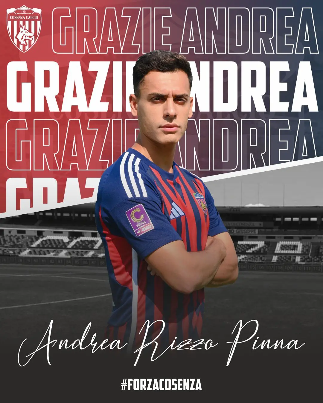 Cosenza Calcio, Andrea Rizzo Pinna ceduto all’Ascoli\n