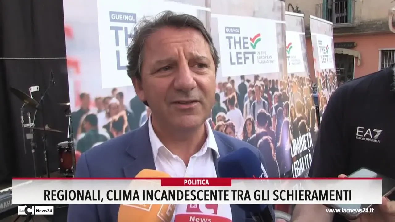 Regionali, clima incandescente tra gli schieramenti