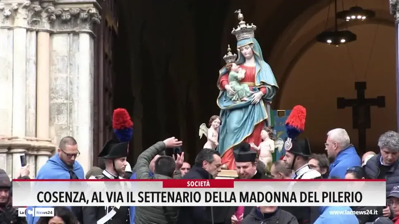 Cosenza, al via il settenario della Madonna del Pilerio