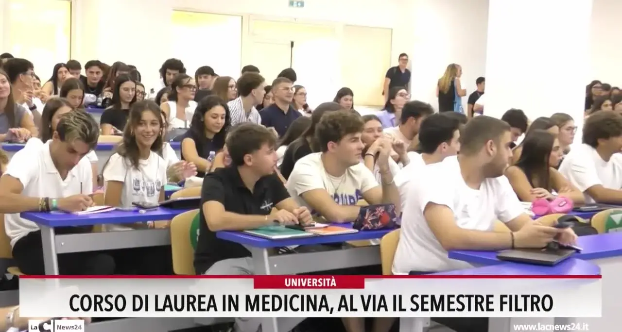 Corso di laurea in Medicina, al via il semestre filtro