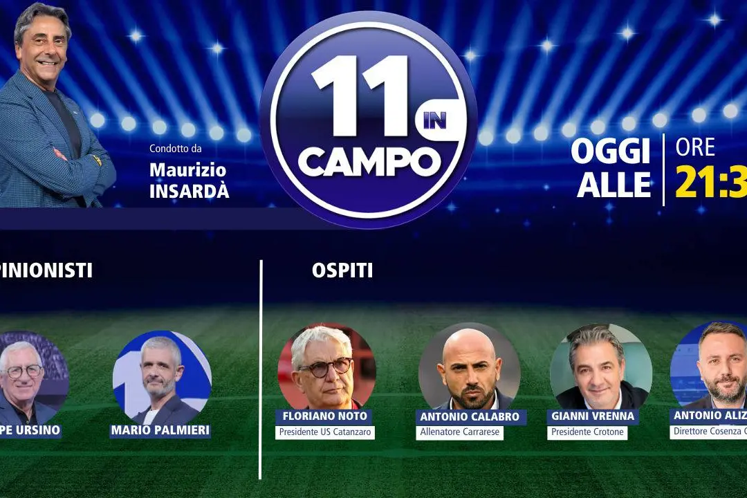 “11 in campo”, Floriano Noto e Gianni Vrenna ospiti della seconda puntata su LaC Tv\n