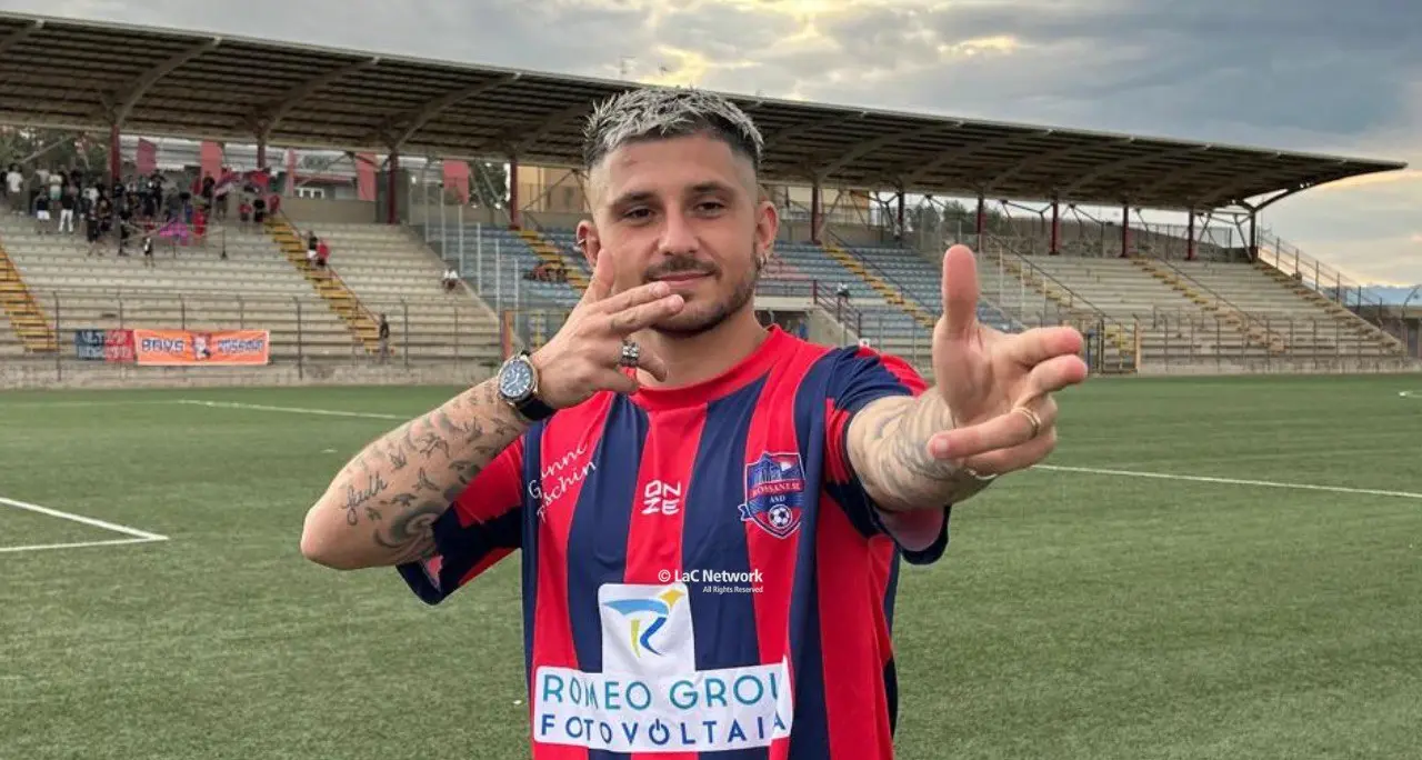 Dilettanti, Fioretti si presenta alla Rossanese con una doppietta: «Domenica contro il Corigliano voglio il pienone»\n