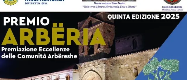 Cultura e terrritorio, a\u00A0San Demetrio Corone torna il Premio Arbëria: riconoscimento al professor Unical Altimari\n