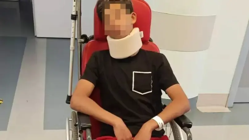 Il giovane portiere finito in ospedale , Ansa