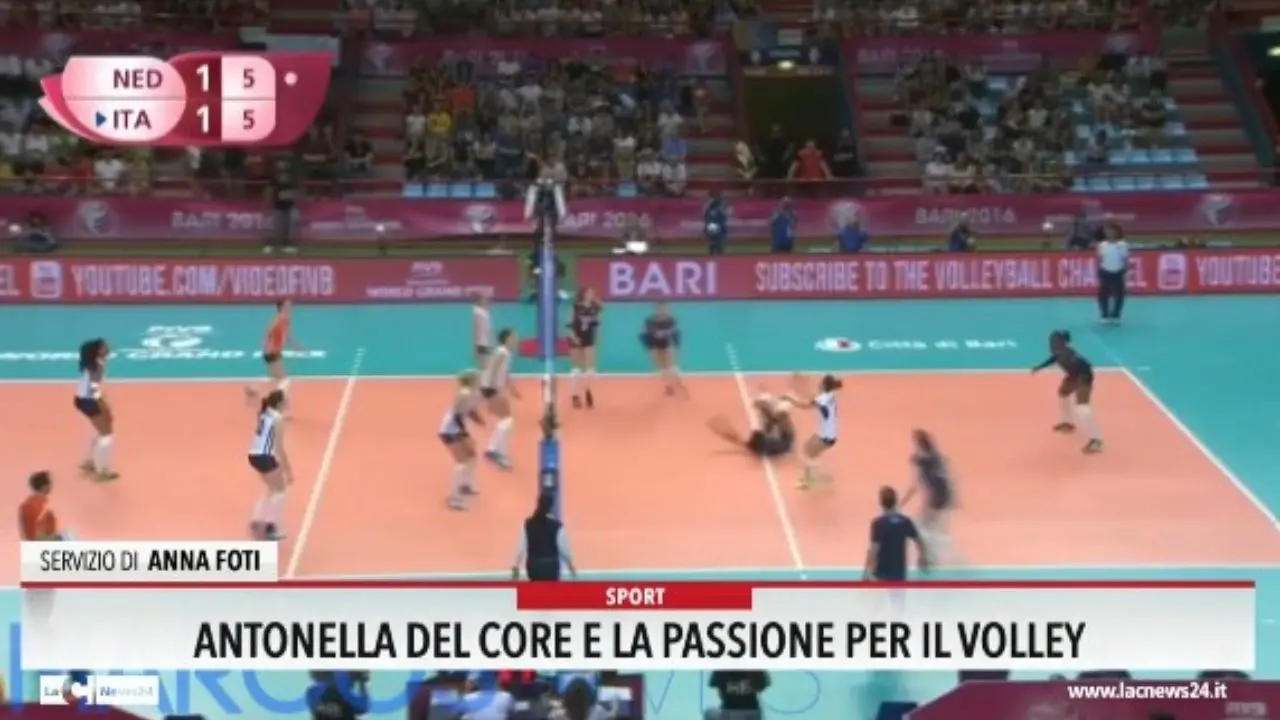 Antonella del Core e la passione per il volley