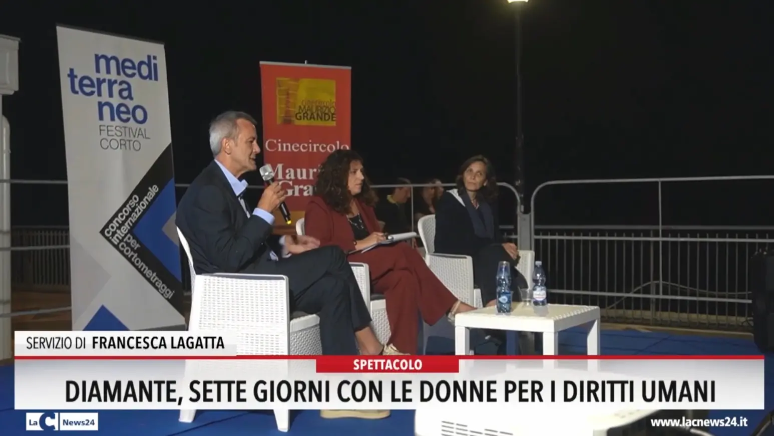 Diamante sette giorni con le donne per i diriritti umani