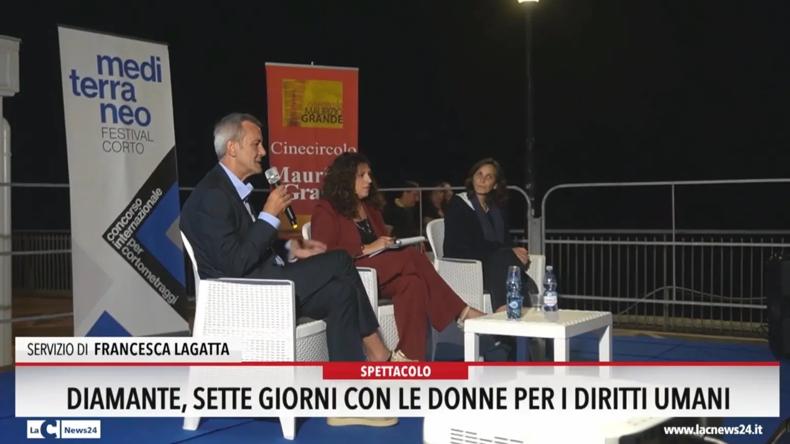 Diamante sette giorni con le donne per i diriritti umani