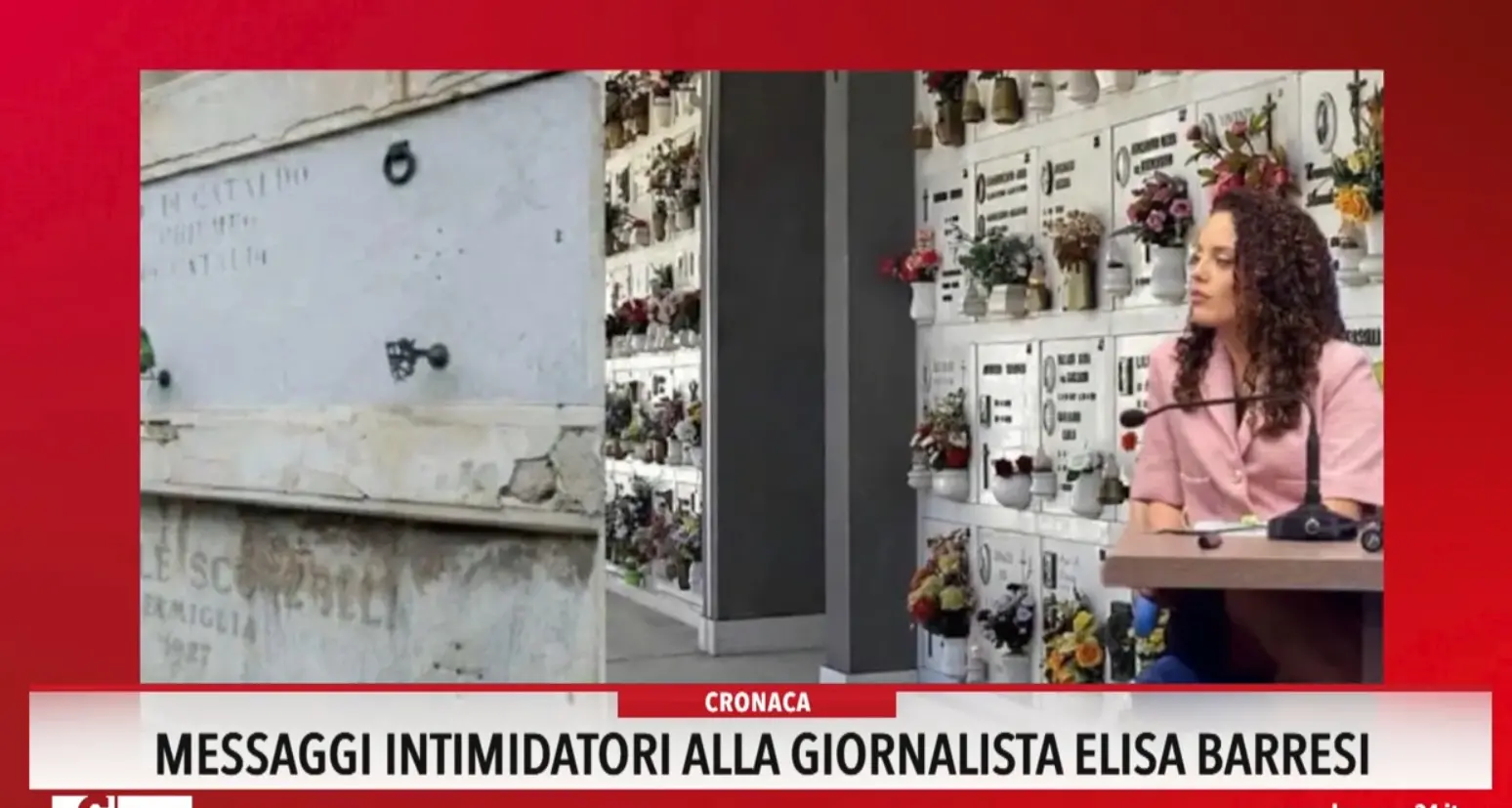 Messaggi intimidatori alla giornalista Elisa Barresi