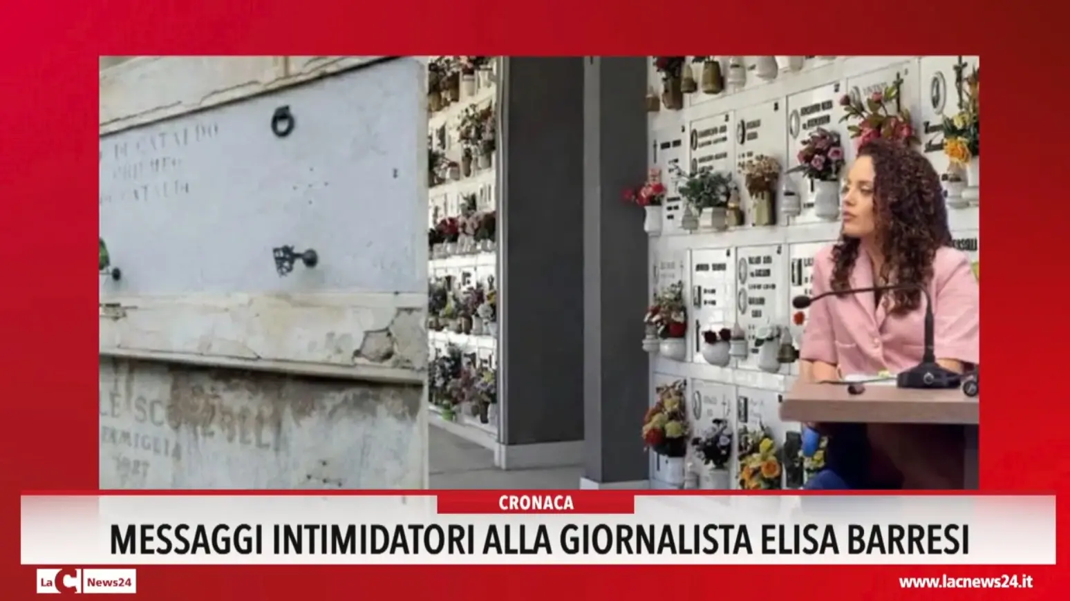 Messaggi intimidatori alla giornalista Elisa Barresi