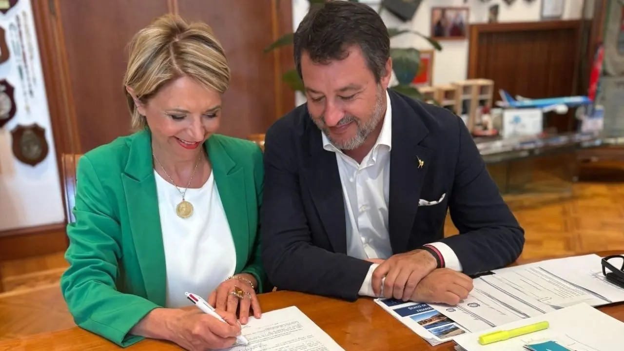 Maria Limardo e Matteo Salvini