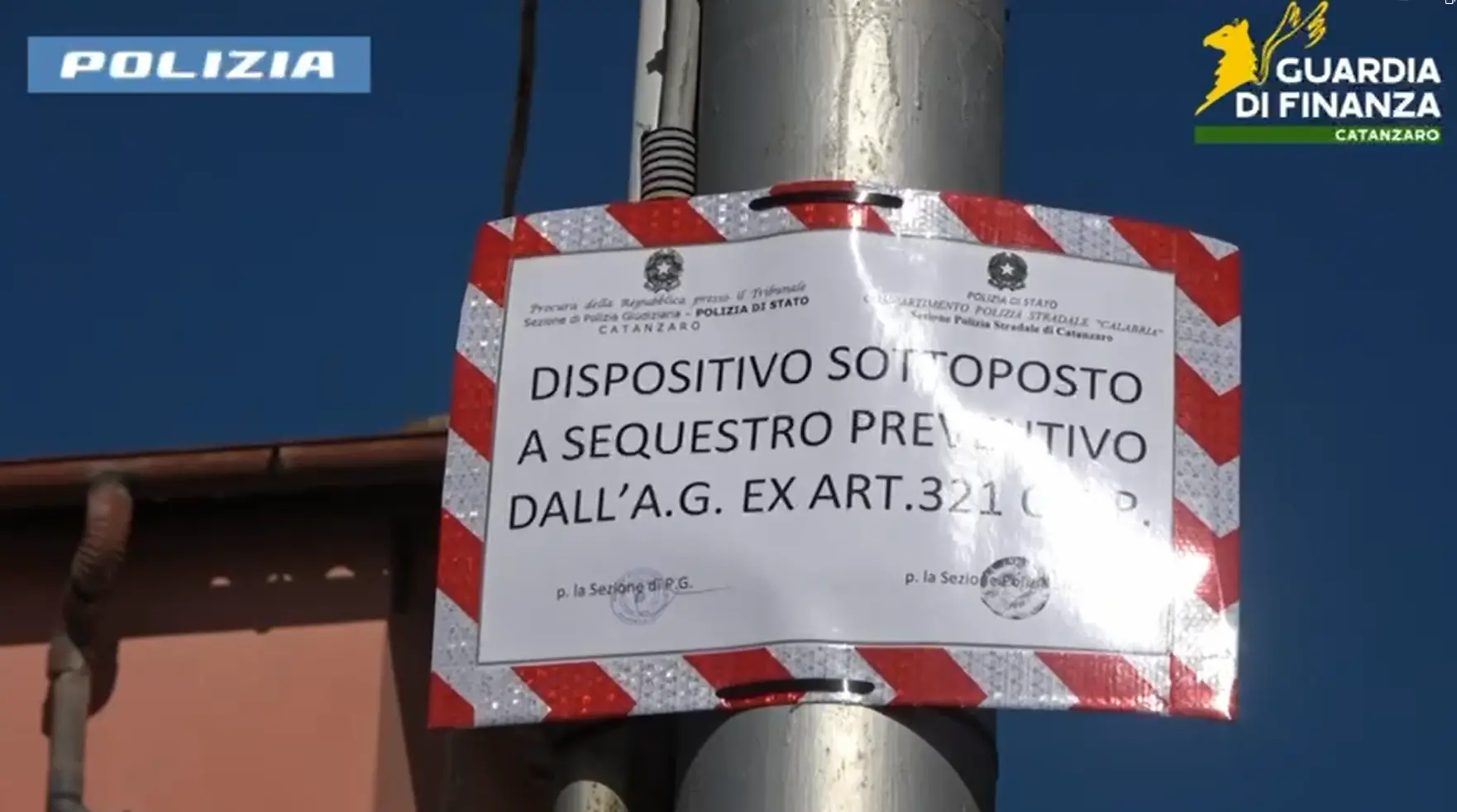Sanzioni illegittime nel Catanzarese: sequestrati i Targa System in cinque comuni