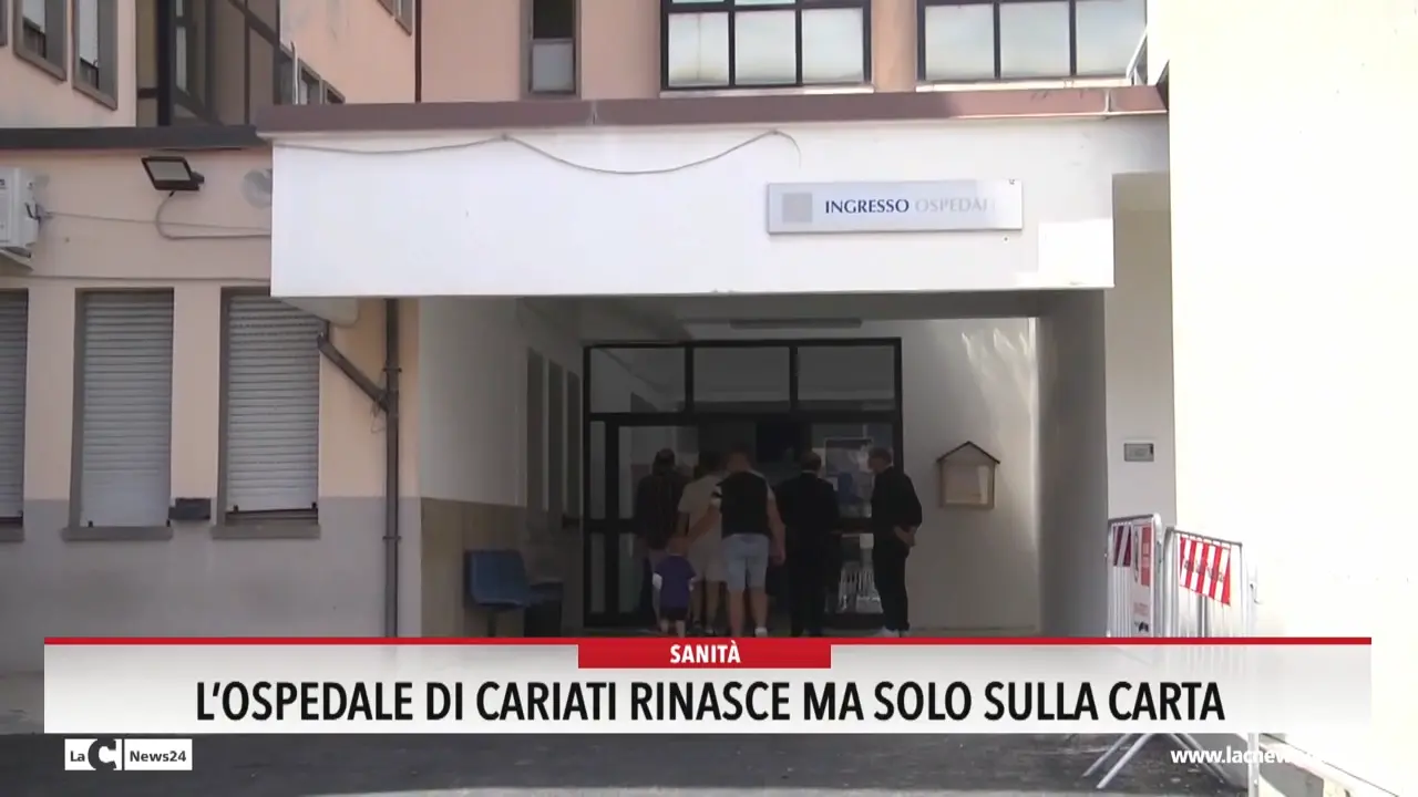 L'ospedale di Cariati rinasce ma solo sulla carta