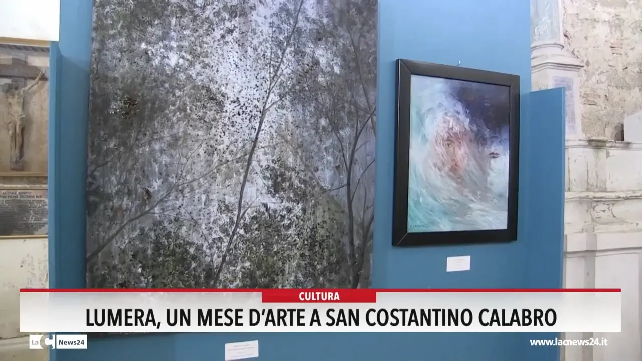 Lumera, un mese d'arte a San Costantino Calabro