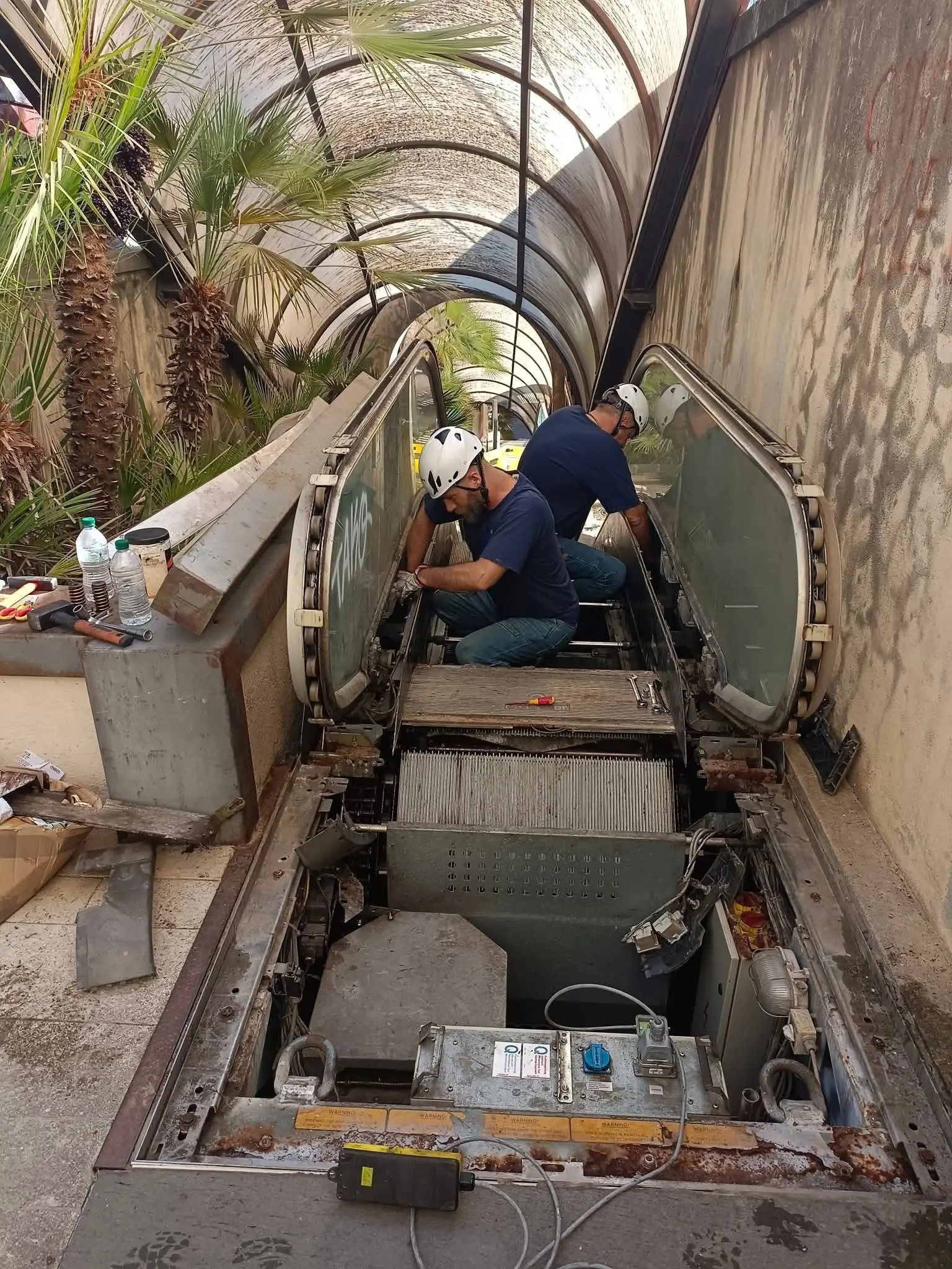 Scale mobili, al via i lavori di ripristino nel centro storico di Cosenza