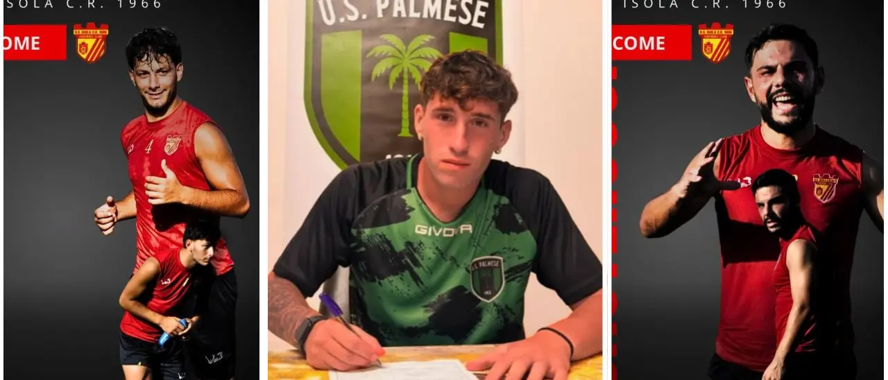 Calciomercato Eccellenza: tris di colpi per l'Isola Capo Rizzuto. D'Andrea per la Palmese