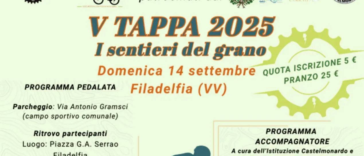 In sella alle bici alla scoperta dei sentieri del grano: parte da Filadelfia la manifestazione cicloturistica\n