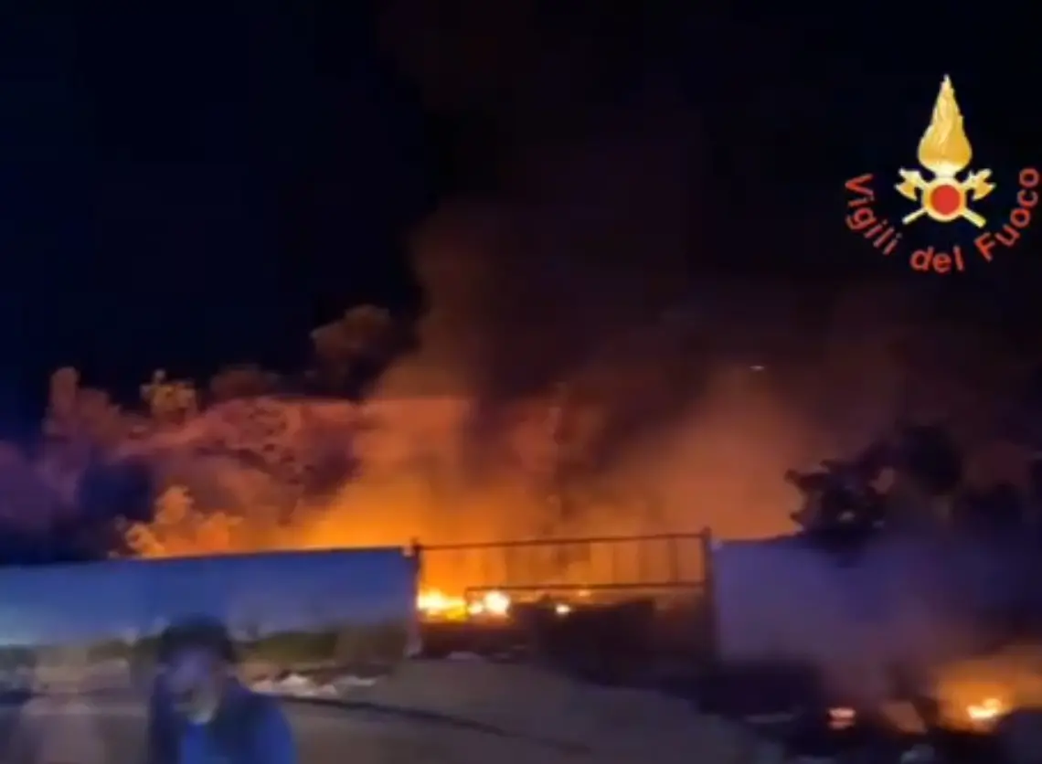 Incendio a Sellia