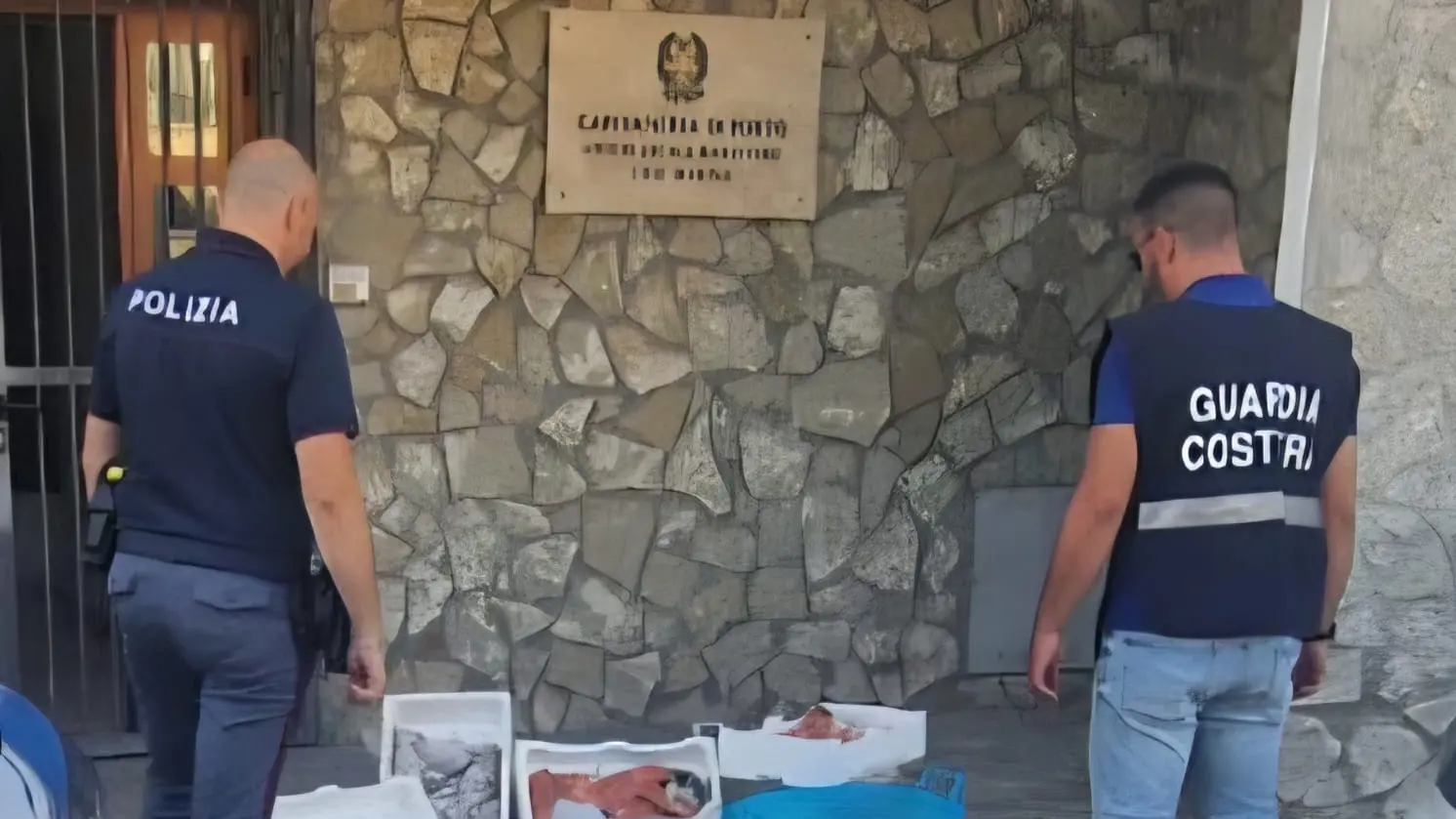 Il pesce sequestrato