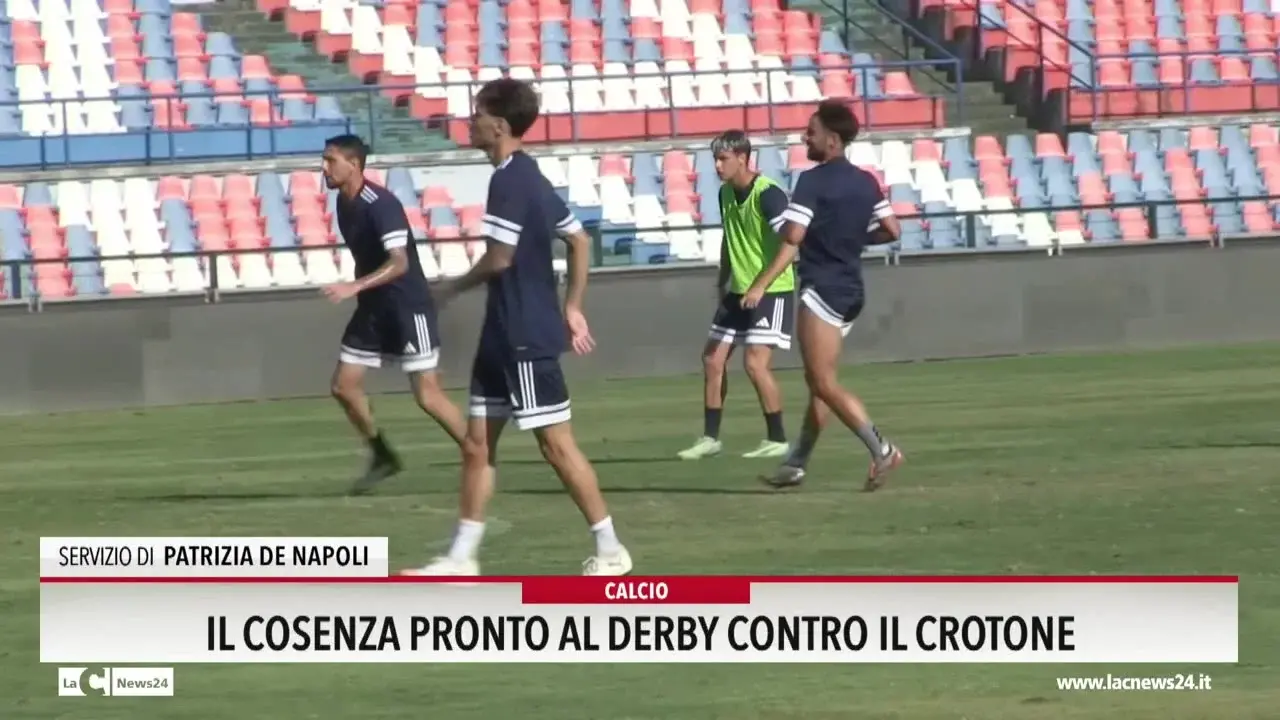 Il Cosenza pronto al derby contro il Crotone