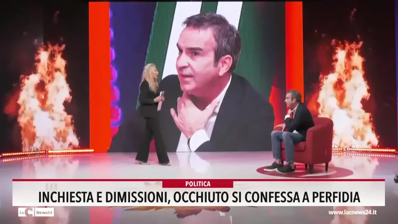 Inchiesta e dimissioni, Occhiuto si confessa a Perfidia