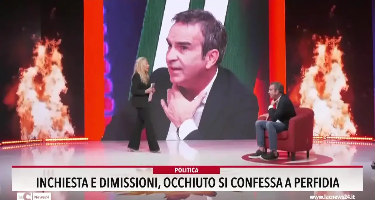 Inchiesta e dimissioni, Occhiuto si confessa a Perfidia