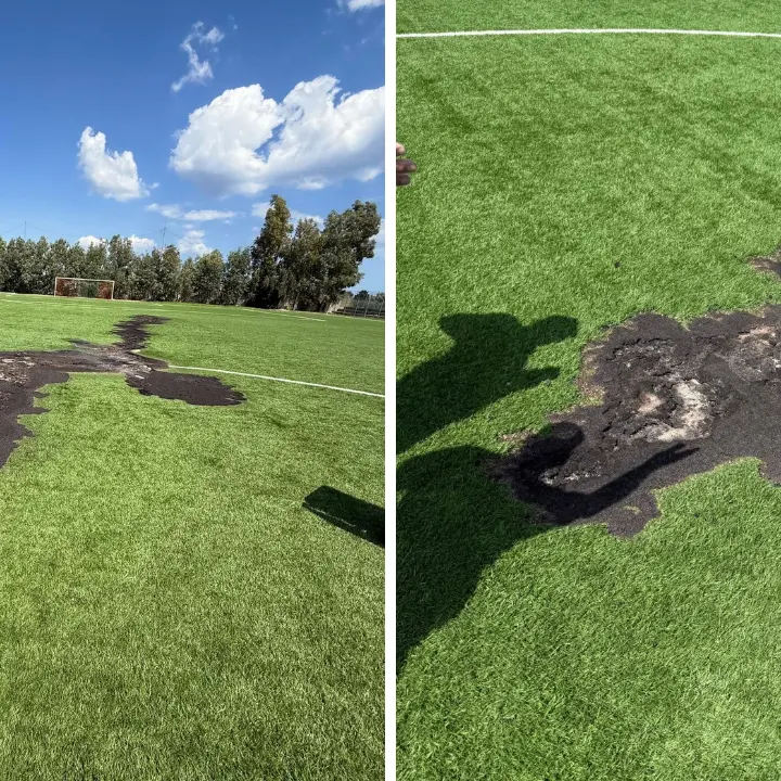 Ardore, atto vandalico allo stadio: bruciato il manto sintetico di ultima generazione\n