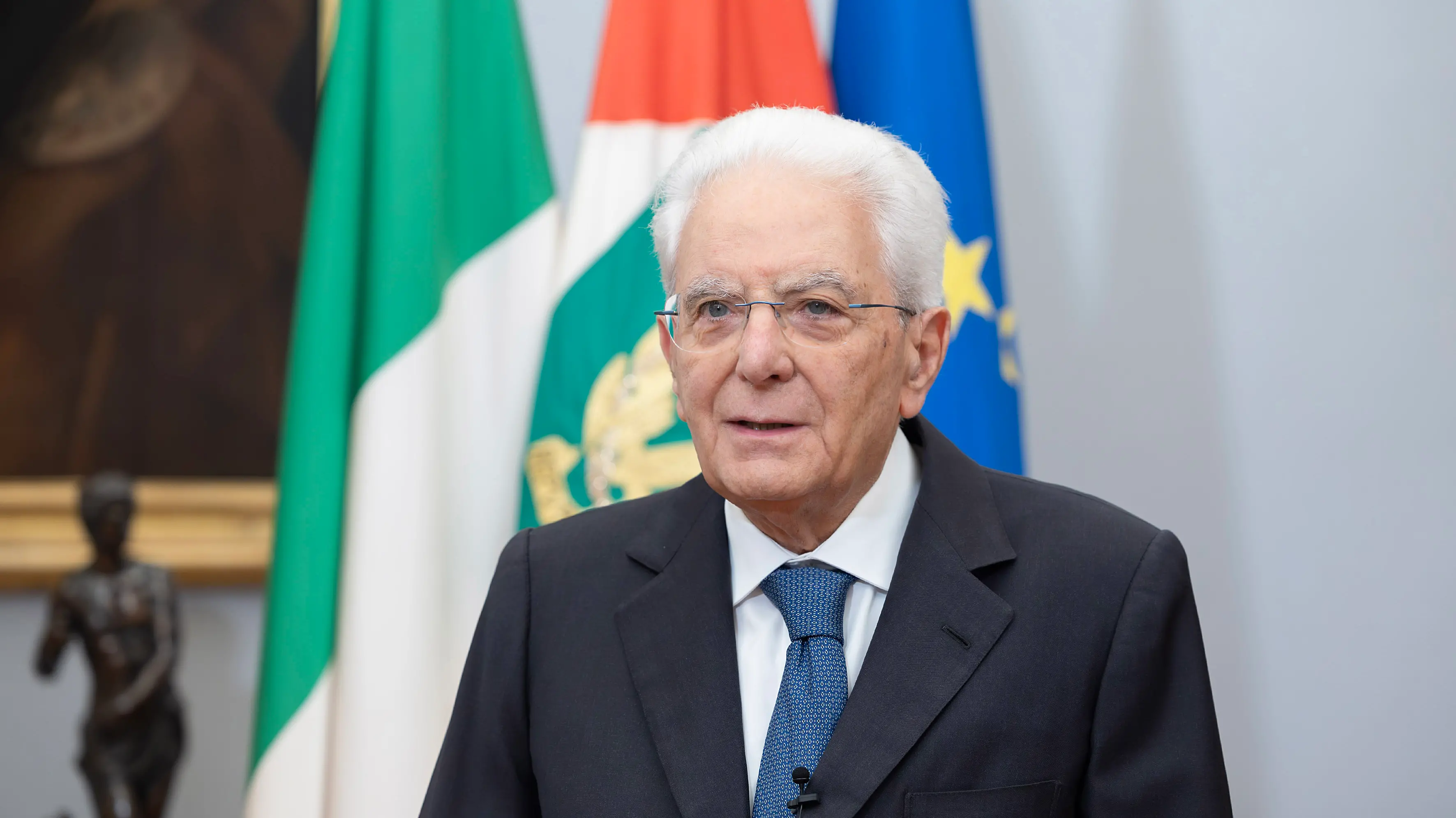 <p>Il presidente della Repubblica, Sergio Mattarella (foto: ufficio stampa Quirinale)</p>\\n
