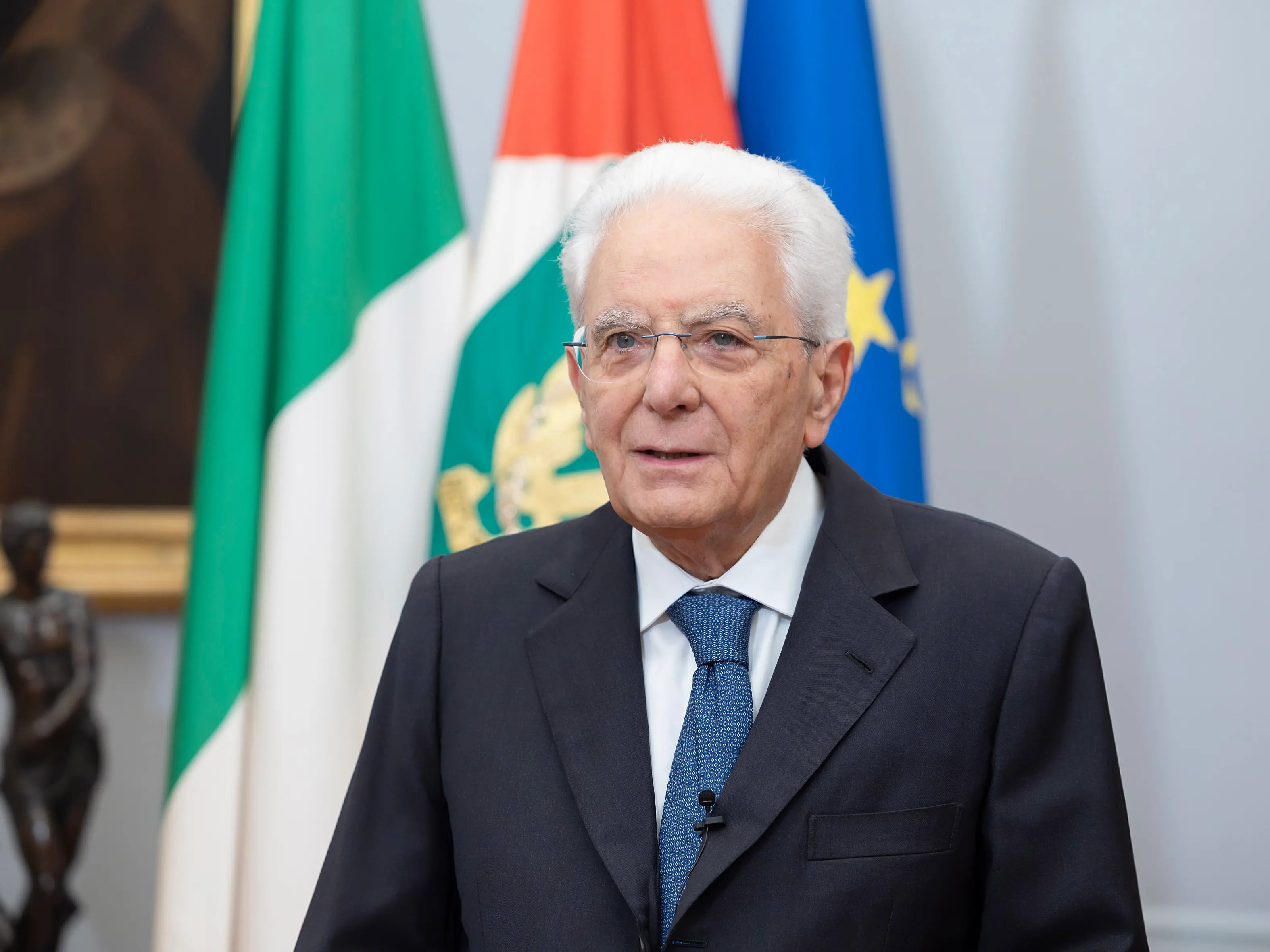 Mattarella: «Il mondo ha bisogno dell'Unione europea per la centralità del diritto»
