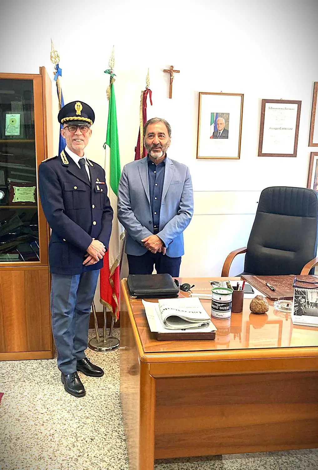 Franco Cassano alla guida del commissariato di Paola