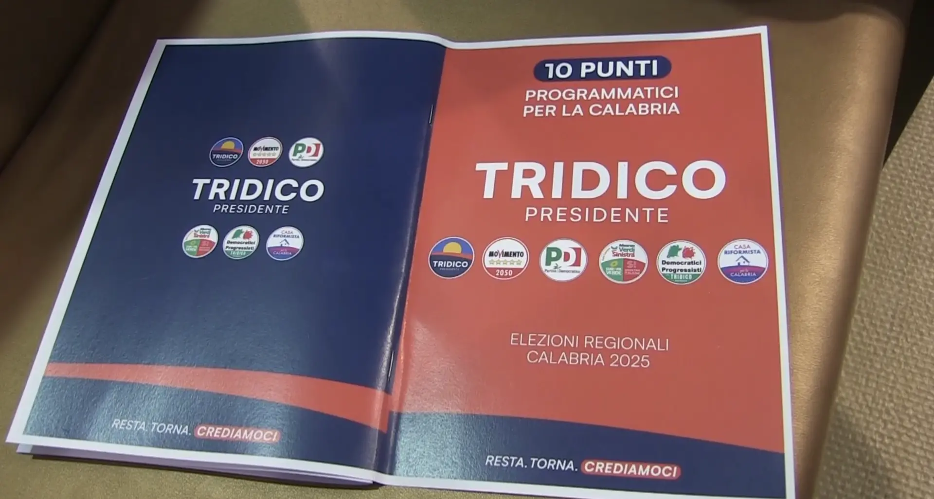 Tridico lancia il suo programma in 10 punti: sanità, lavoro e legalità al centro della sfida calabrese\n
