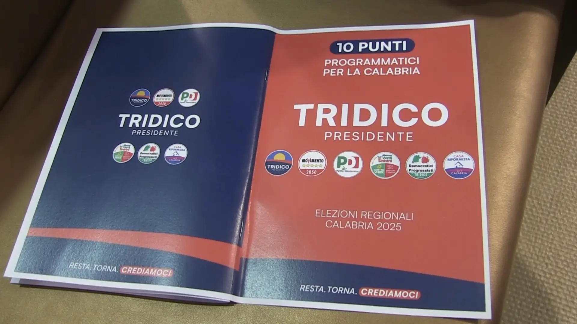 Tridico lancia il suo programma in 10 punti: sanità, lavoro e legalità al centro della sfida calabrese\n