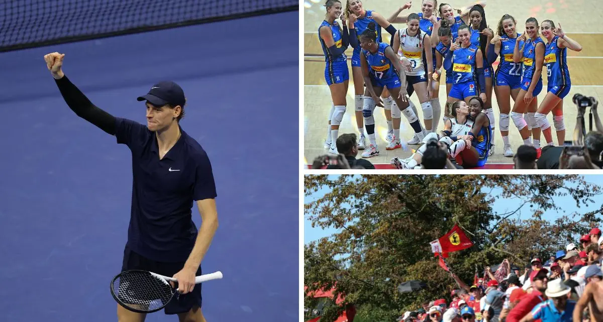 Sport, una domenica italiana da leggenda: motori, volley, basket e il sogno Sinner\n