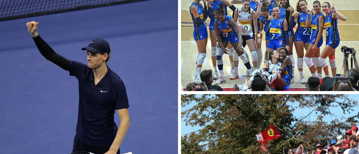 Sport, una domenica italiana da leggenda: motori, volley, basket e il sogno Sinner\n