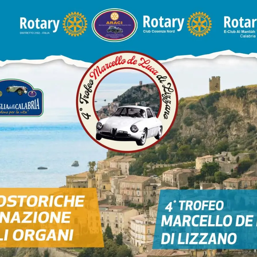 Auto storiche, ad Amantea arriva il quarto Trofeo Marcello de Luca di Lizzano\n