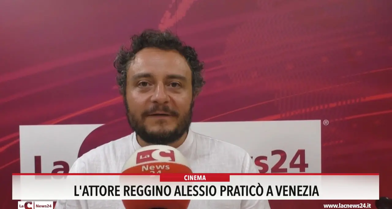 L'attore reggino Alessio Praticò a Venezia