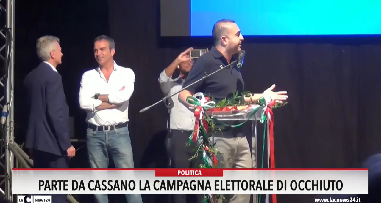 Parte da Cassano la campagna elettorale di Occhiuto
