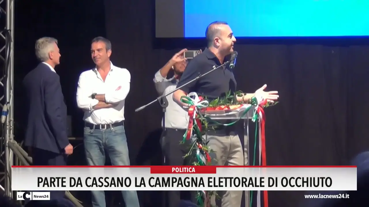 Parte da Cassano la campagna elettorale di Occhiuto