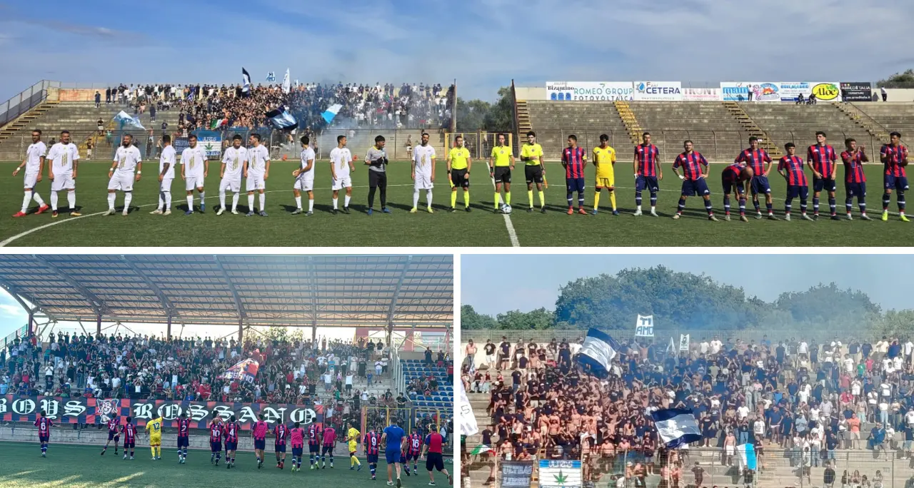 Corigliano Rossano: due squadre, due tifoserie e la passione per il calcio che realizza (davvero) la fusione\u00A0tra città\n