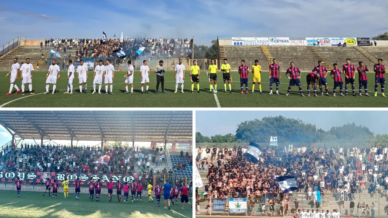 Corigliano Rossano: due squadre, due tifoserie e la passione per il calcio che realizza (davvero) la fusione\u00A0tra città\n