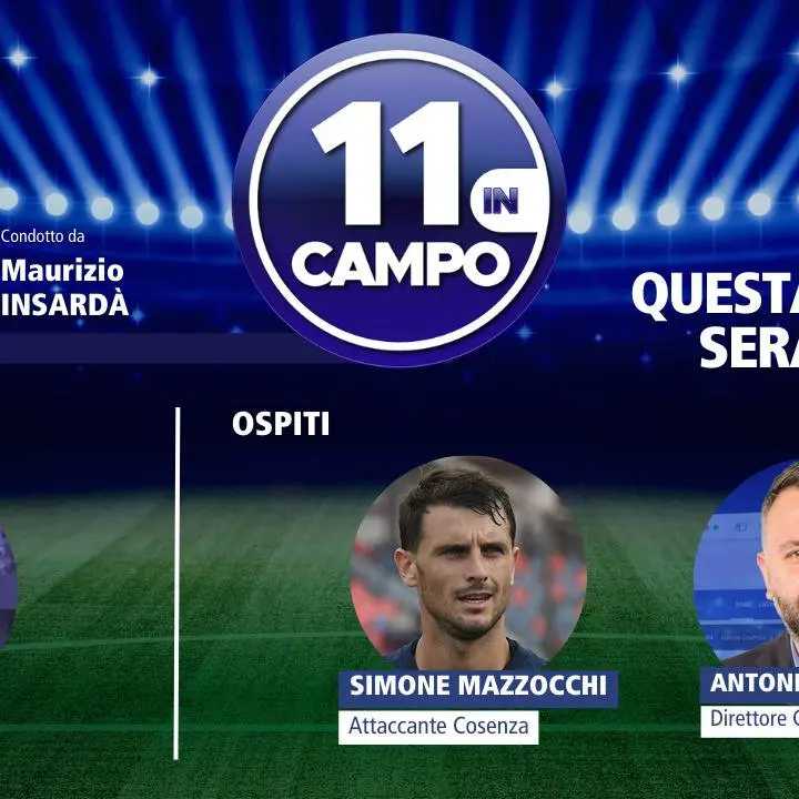 L’attaccante del Cosenza Mazzocchi ospite di “11 in campo”: appuntamento alle 21.30 su LaC Tv\n