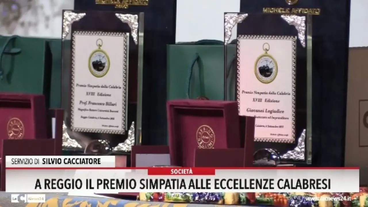A Reggio il premio simpatia alle eccellenze calabresi